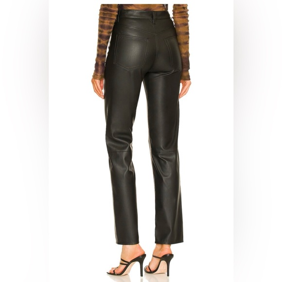 Zara high rise faux leather pants - Picture 2 of 5